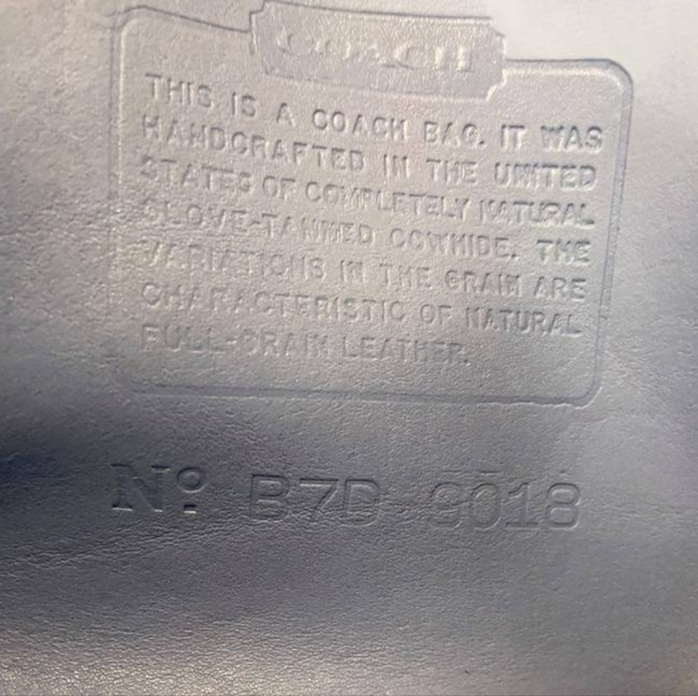 Vintage Coach Emmie 9018 Periwinkle - Picture 5 of 6